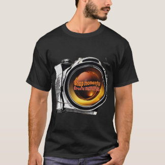 Camiseta Fotografia - Instantâneos, memórias de crio
