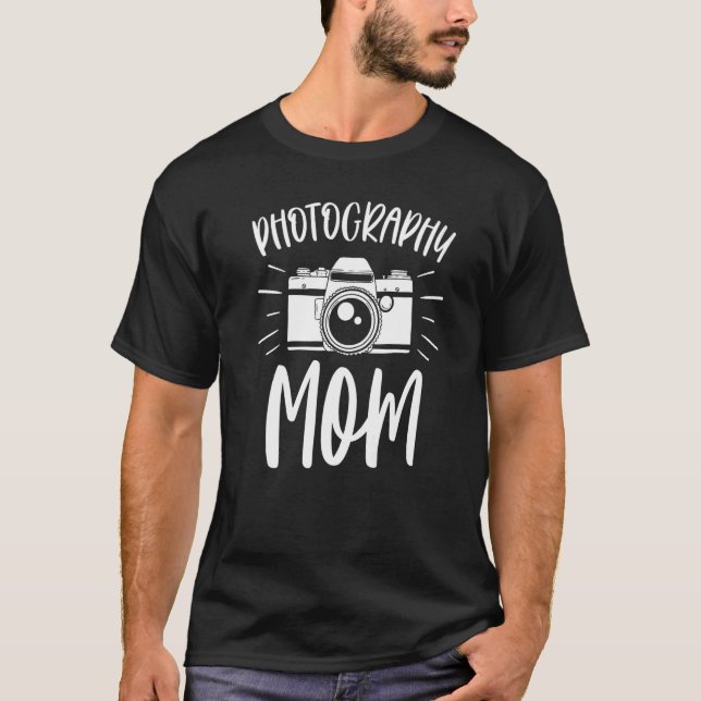 Camiseta Fotografia Mãe Fotografia Fotógrafo Mãe Ca (Frente)