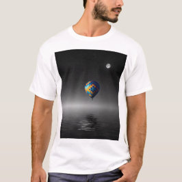 Camiseta Fotografia Minimalista Seletiva do Balão Voador