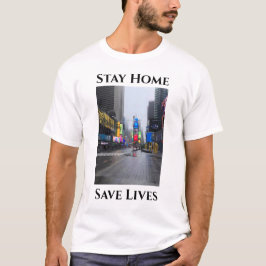 Camiseta Fotografia: Nova York fica em casa com distância s
