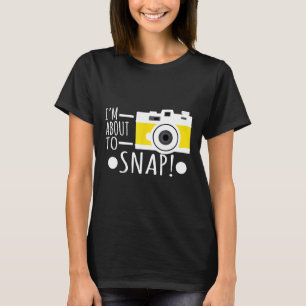 Camiseta Fotografia que estou prestes a fotografar