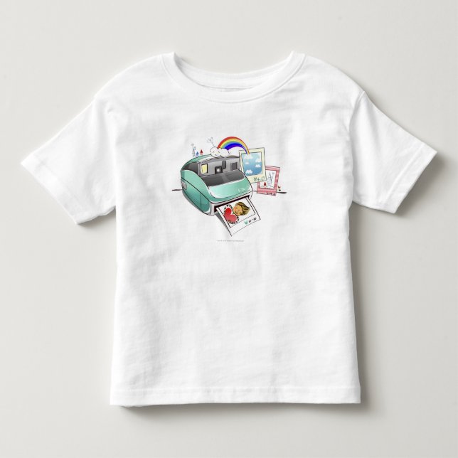 Camiseta Fotografia que sai de uma câmera imediata (Frente)