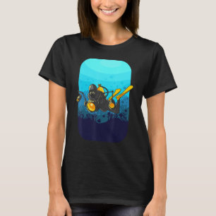 Camiseta Fotografia Submarina Diver Com Câmera 2