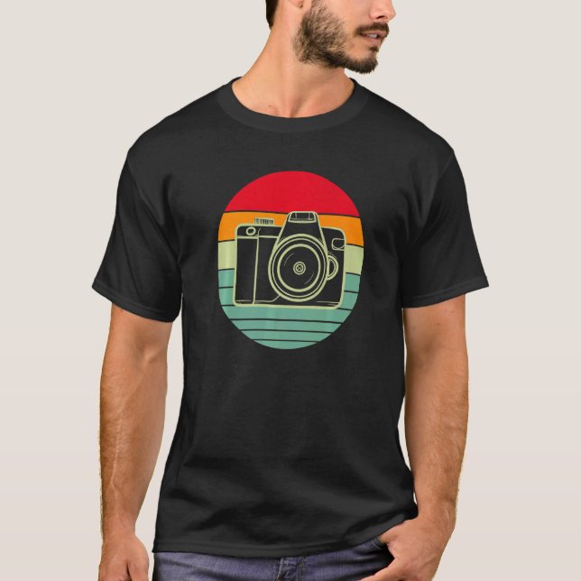 Camiseta Fotografia Sunset da Câmera (Frente)