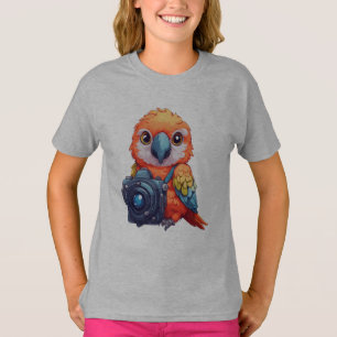 Camiseta Fotografia Tropical Safari Macaw