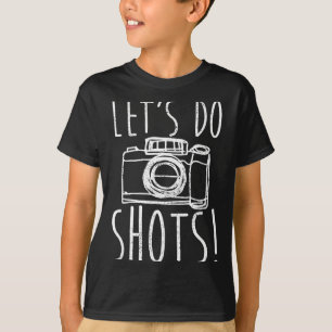 Camiseta Fotografia Vamos Fazer Fotos Câmera Engraçada Foto