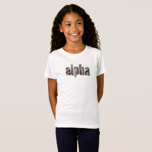 Camiseta Fotografia Wolf Willife Nature Alpha Typografia