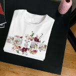 Camiseta Fotografias de Colagem Moderna: Melhor Presente da<br><div class="desc">Esta foto moderna de colagem apresenta lindas flores organizadas em uma armação, fazer o presente perfeito para uma mãe especial em sua vida. O toque único e personalizado de uma foto de colagem captura memórias e momentos compartilhados, fazer-a uma maneira atenciosa e sincera de mostrar apreciação e amor. Seja por...</div>