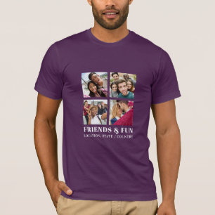 Camiseta Fotografias e Texto Personalizados