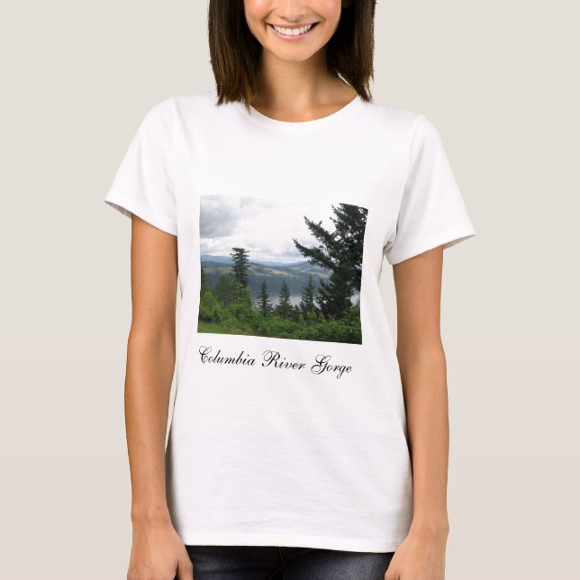 Camiseta Fotográfica Columbia River Gorge (Frente)