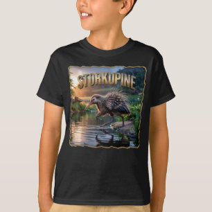 Camiseta Fotográfico Storkupine – Cegonha Porco Espinho Eng
