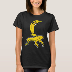 Camiseta Fotografo da cena do crime com vítima de banana