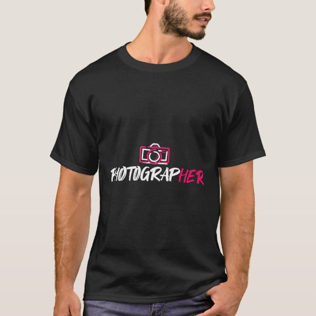 Camiseta Fotógrafo das Mulheres (Frente)