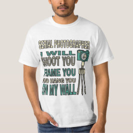 Camiseta Fotógrafo de série engraçado