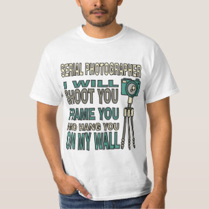 Camiseta Fotógrafo de série engraçado