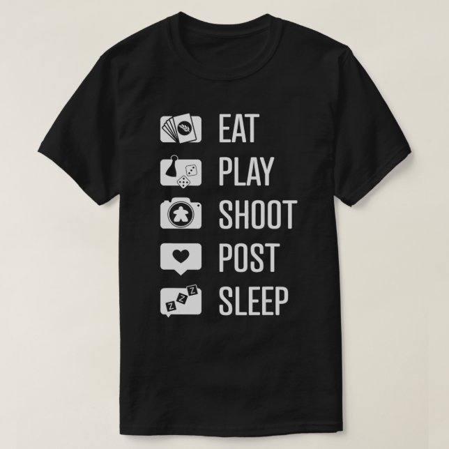 Camiseta Fotógrafo do Conselho de Mídia Social (Frente do Design)