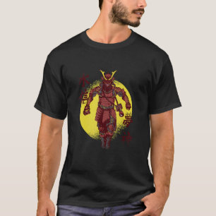Camiseta Fotógrafo do Guerreiro do Bushido Japonês Samurai