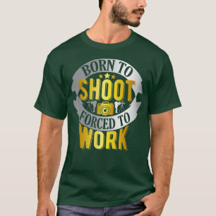 Camiseta Fotógrafo Engraçado Câmera de Fotografia Sarcástic
