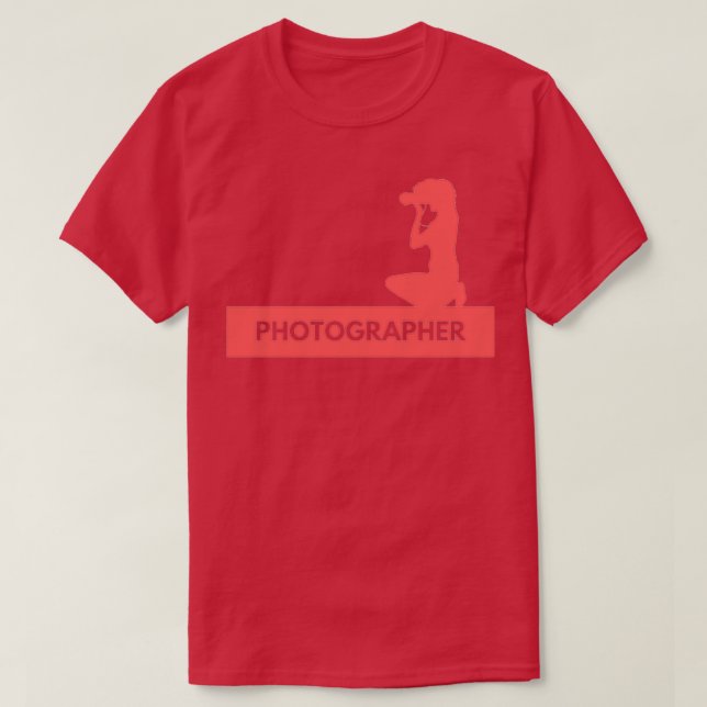 Camiseta Fotógrafo Feminino (Frente do Design)