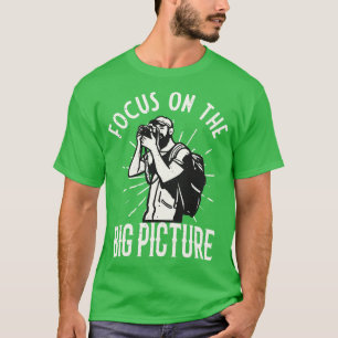 Camiseta Fotógrafo Focado Na Grande Fotografia