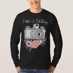 Camiseta Fotógrafo Fotos Coffee e Edição Foto M