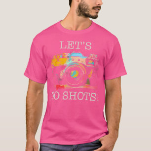 Camiseta Fotógrafo Vamos Fazer Fotos Câmera Fotografia Vint