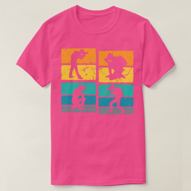 Camiseta Fotógrafos retrorreflectores da câmera fotográfica (Frente do Design)