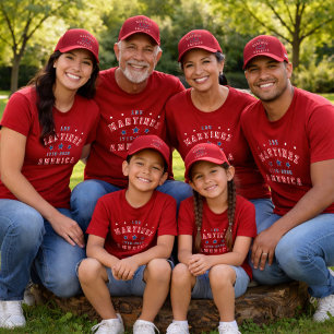 Camiseta Fotos da Família no 4 de Julho Personalizadas