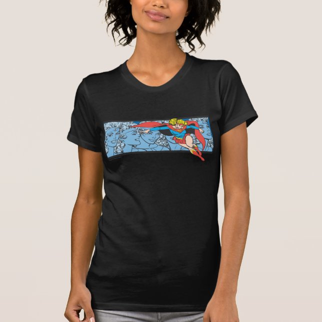Camiseta Fotos da Supergirl Head (Frente)