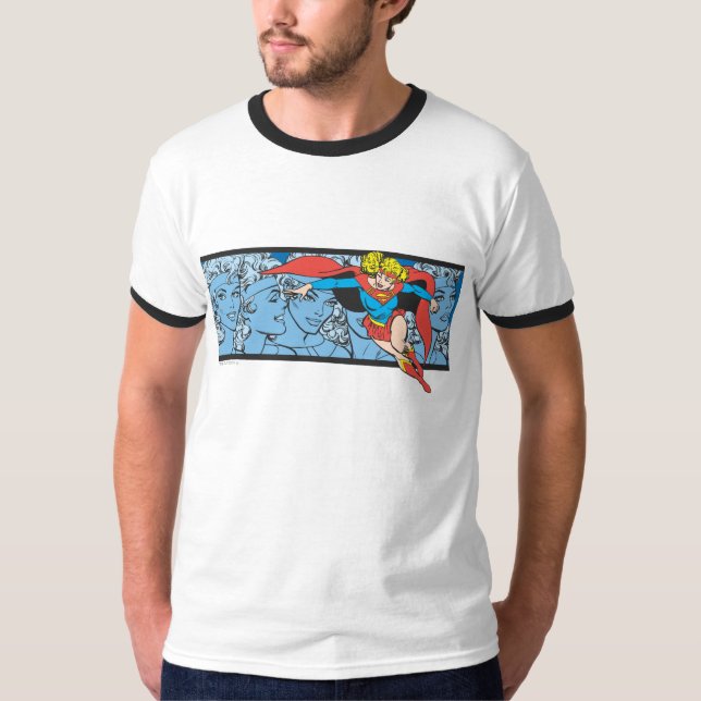 Camiseta Fotos da Supergirl Head (Frente)