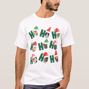Camiseta Fotos de Nove Famílias de Pets de Nove Bons Papéis