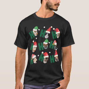 Camiseta Fotos de Nove Famílias de Pets de Nove Bons Papéis