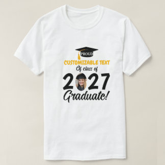 Camiseta Fotos modernas Lembranças de família de formatura