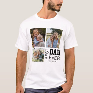 Camiseta Fotos personalizadas do melhor Pai