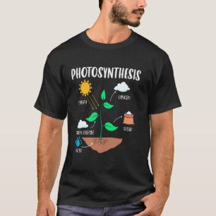 Camiseta Fotosíntese de Plantas de Jardinagem Amante de Pla