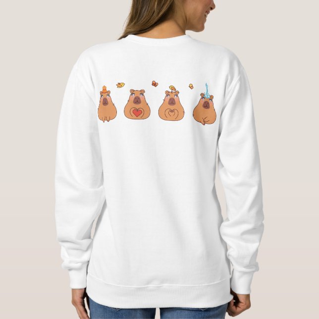 Camiseta Four Capybara Sisters (Verso)