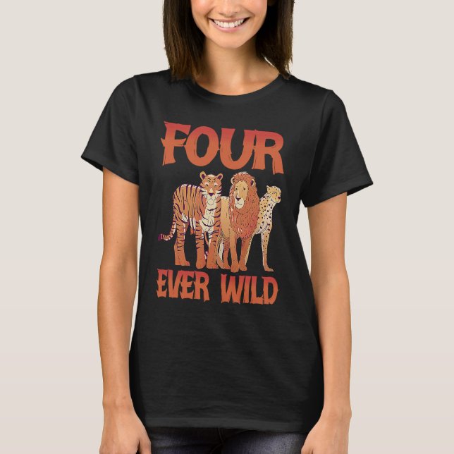 Camiseta Four Ever Wild (Frente)