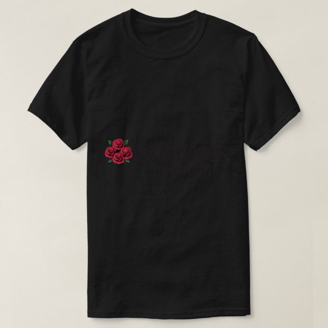 Camiseta Four Roses Bourbon Sticker (Frente do Design)