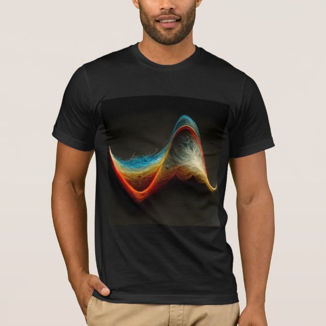 Camiseta Fourier Transform Sine Wave (Frente)