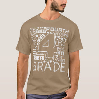 Camiseta Fourth Grade Doodle Back To School Student Teacher