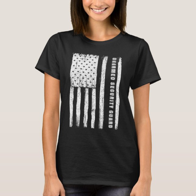 Camiseta Fourth of July  for Men unarmed security guard (Frente)