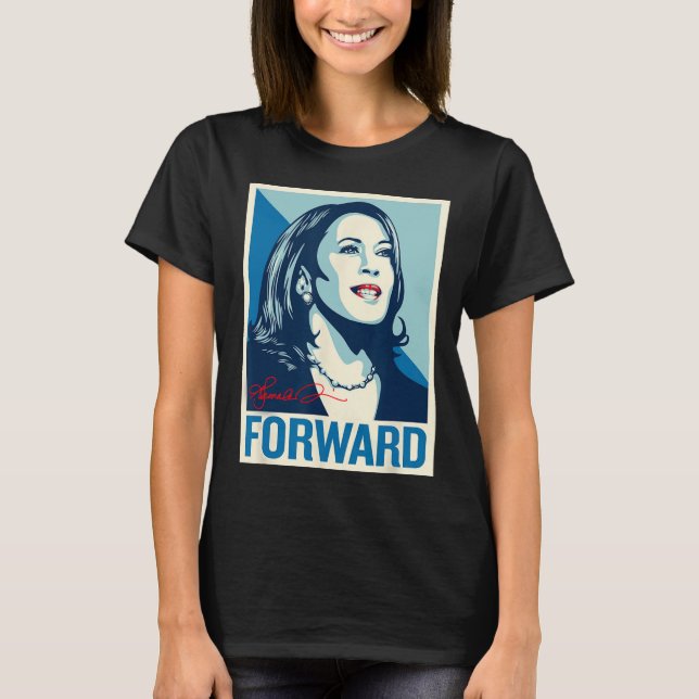Camiseta Foward Kamala Portrait (Frente)