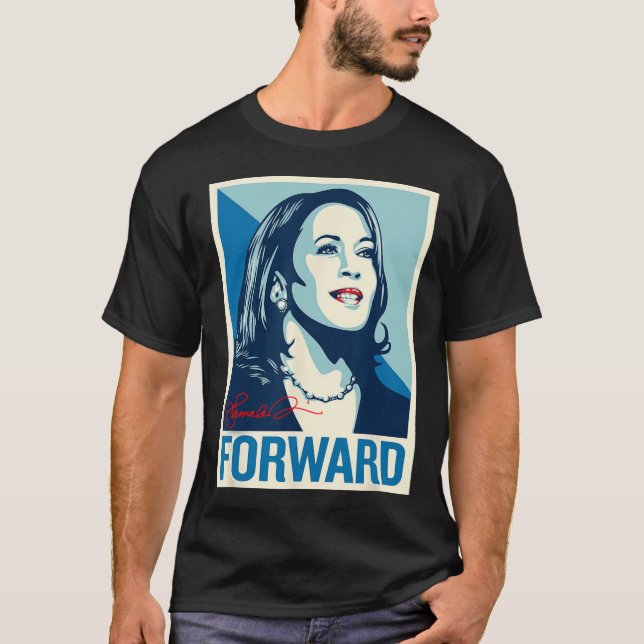Camiseta Foward Kamala Portrait (Frente)