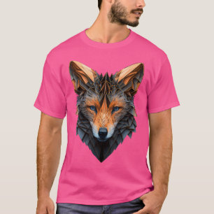Camiseta Fox Amantes de os animais Fox Art Fox