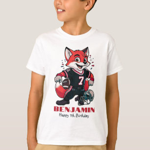 Camiseta Fox Americana de Futebol   Boas 7 Branca de Aniver