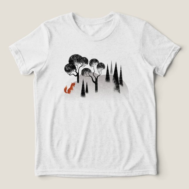 Camiseta Fox and Woods Kid's (Design frontal)