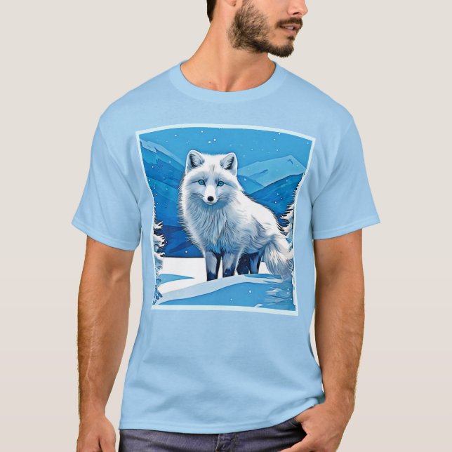 Camiseta Fox Art de inverno (Frente)