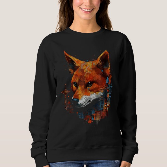 Camiseta Fox Artwork  Animal  Animal Fox 17 (Frente)