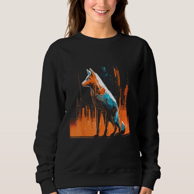 Camiseta Fox Artwork  City Animal  Animal Fox (Frente)