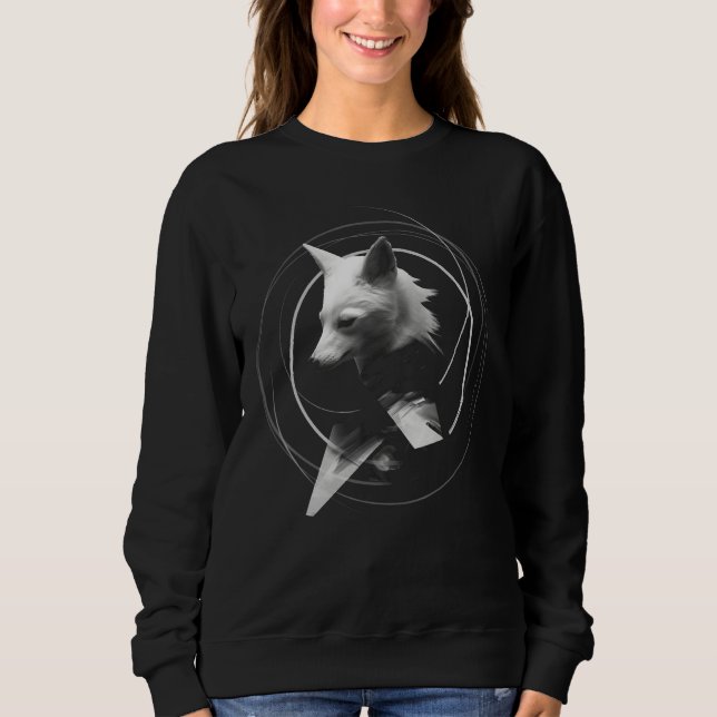 Camiseta Fox Artwork Geometric Animal Art Fox (Frente)